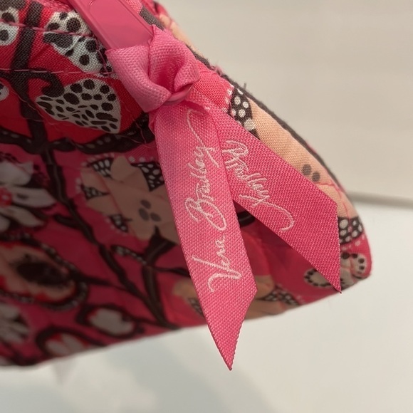 Vera Bradley Double zip Cosmetic Bag in Blush Pink Design new with tags - Picture 13 of 13